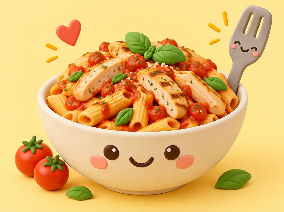 Pâtes tomate & poulet